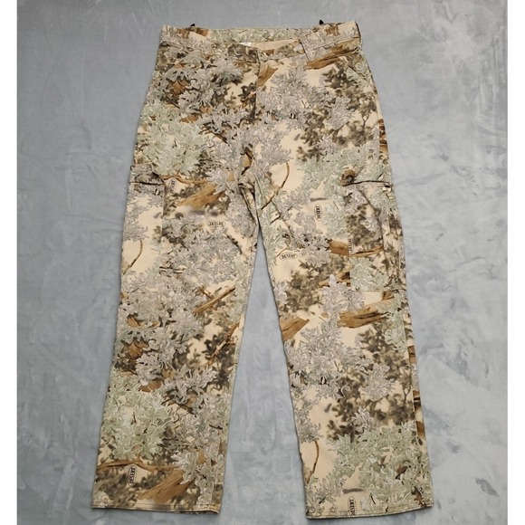 Hidden Messa Other - Kings Camo Pants Mens 38x29 Green Brown Desert Shadow Cargo Adjustable Waist VTG